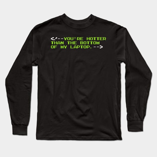 It Laptop Long Sleeve T-Shirt by nickbeta